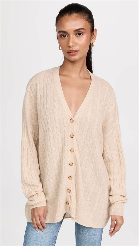 reformation giusta oversized cardigan.